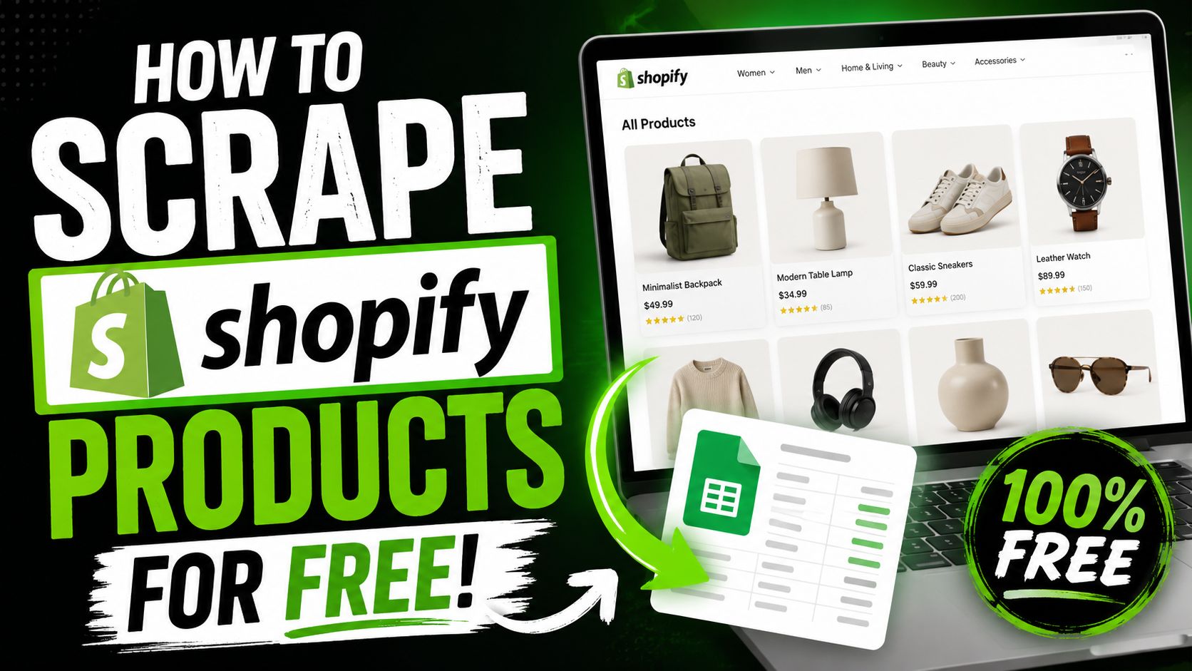 How to Scrape Shopify Products for Free in 2026