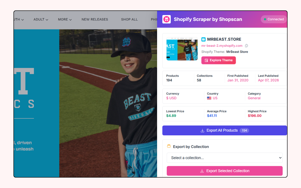 product scraper overview